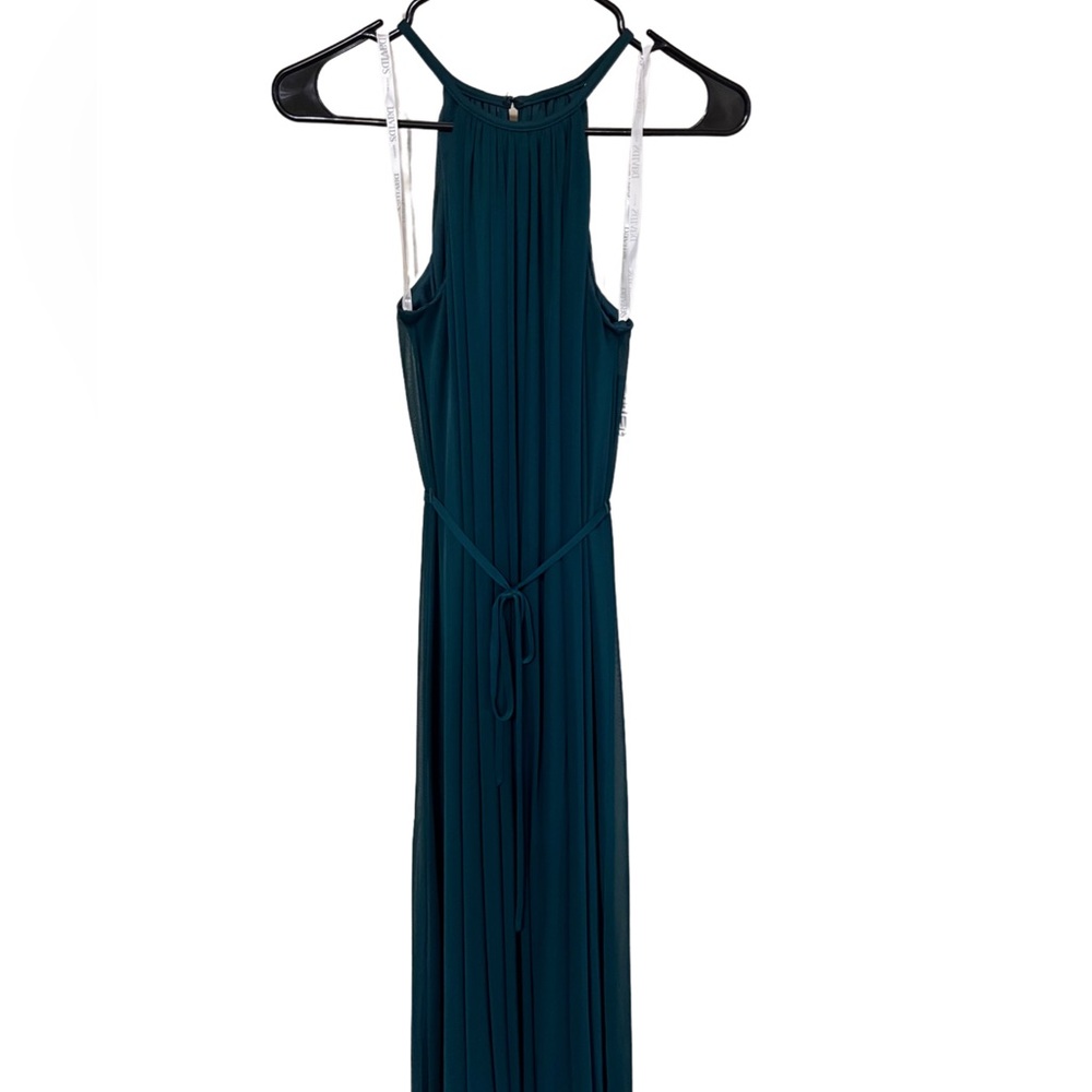David’s bridal green bridesmaid dress
